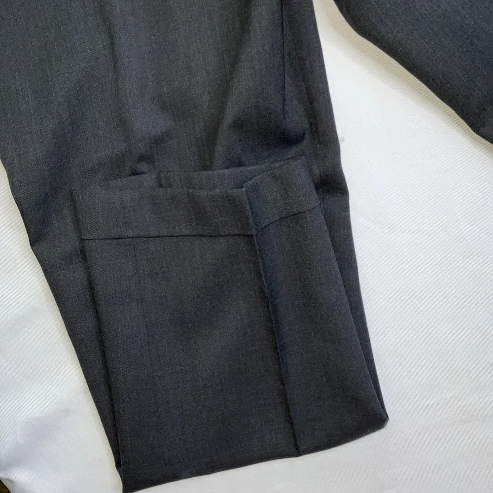 Men's 100% Wool Suit Savile Row Macys‎ Jacket 42 Long Waist 36 X29 Gray